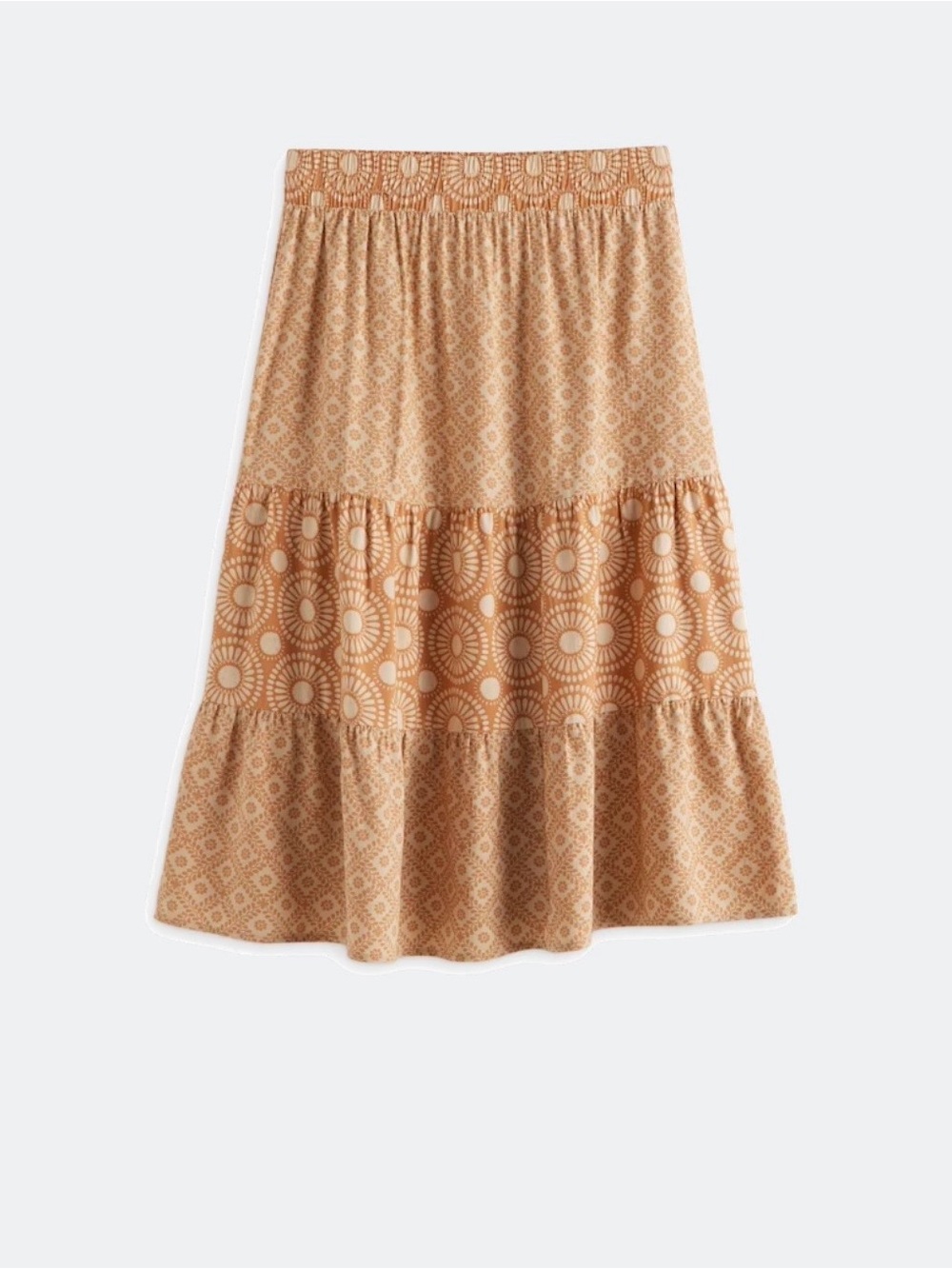 Threads 4 Thought Kathleen Printed Woven Midi Boho Skirt NWT Flowy Lightweight